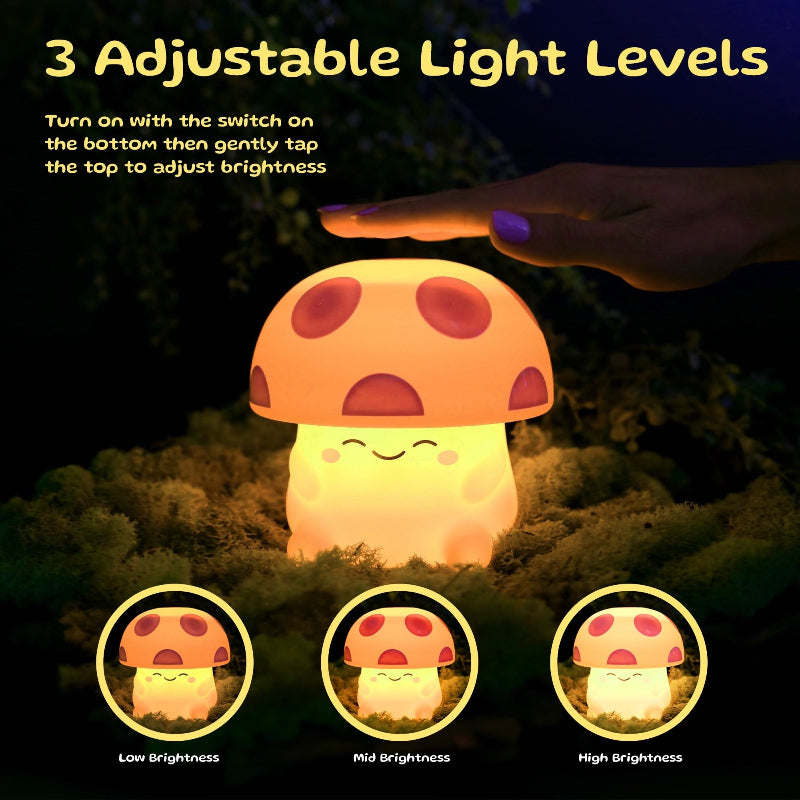 Ambient Rechargeable Mushroom Light