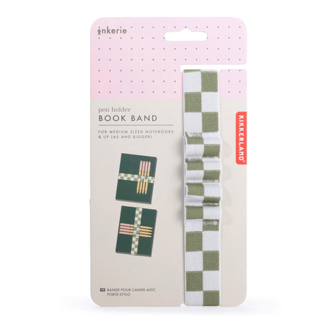 Inkerie Green Pen Holder Book Band Packaged