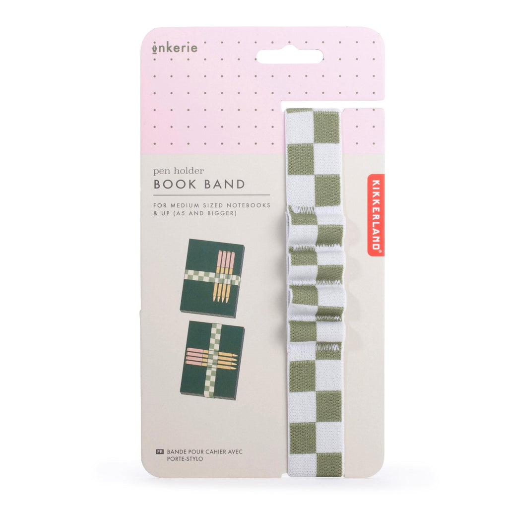 Inkerie Green Pen Holder Book Band Packaged