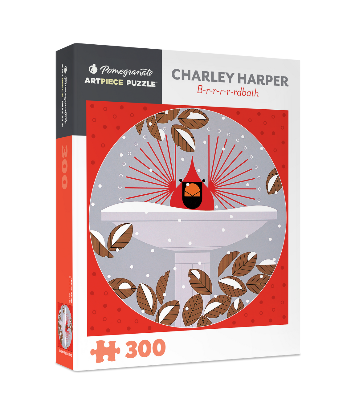 Charley Harper: B-r-r-r-r-rdbath 300-Piece Jigsaw Puzzle Front