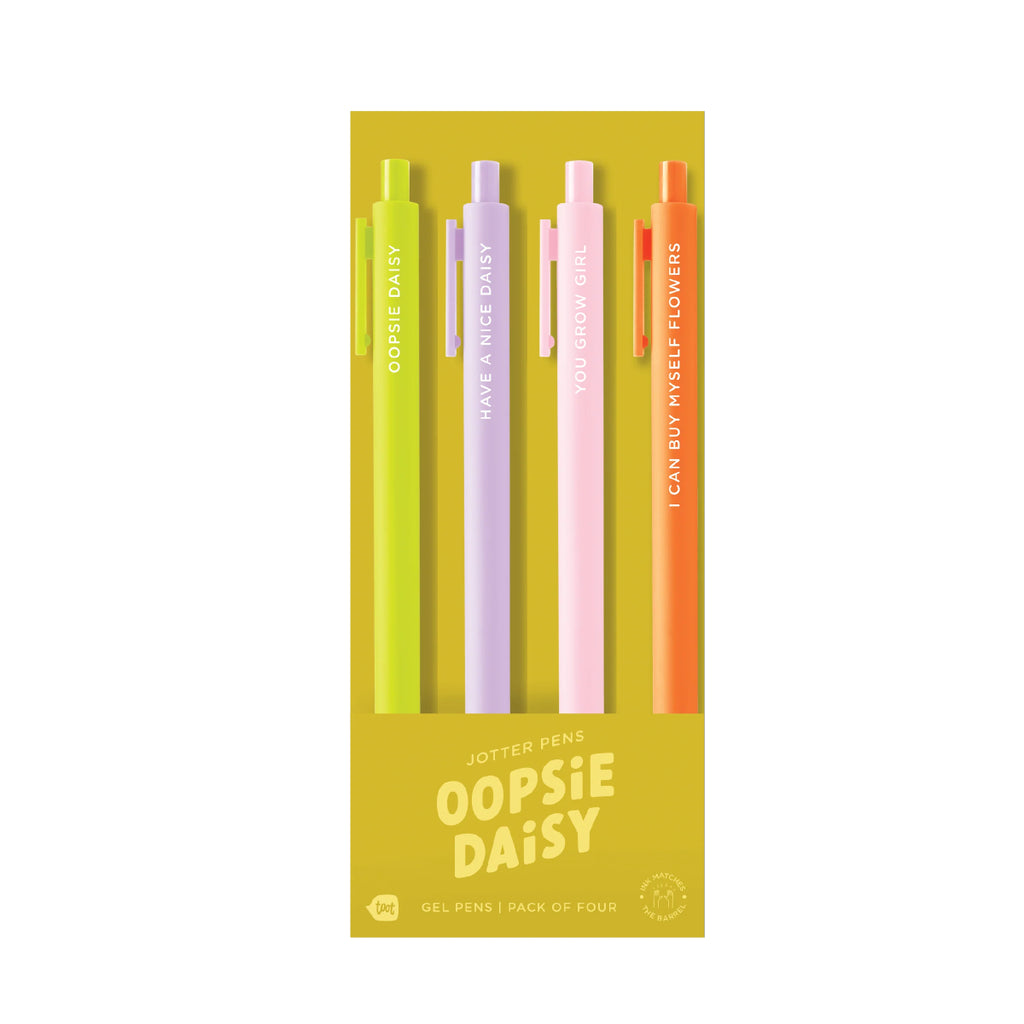 Jotter Gel Pens Set of 4 - Oopsie Daisy