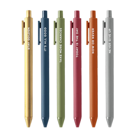 Jotter Gel Pens Set of 6 - Now or Never