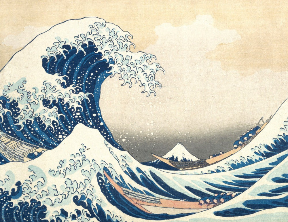 Hokusai Keepsake Boxed Notecards Interior Style 1 - Under the Wave off Kanagawa, also known as The Great Wave, c. 1830–1832