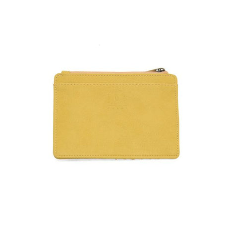 Vegan Leather Penny Mini Wallet - Laguna Yellow