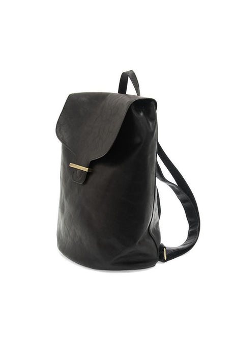 Vegan Leather Rhetta Backpack - Black