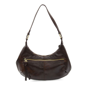 Vegan Leather Giselle Small Hobo Bag - Mocha