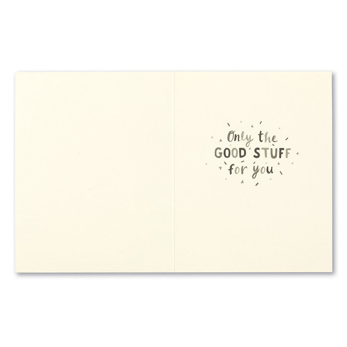 Birthday Greeting Card - May Your Cake Just Be Frosting Interior Message
