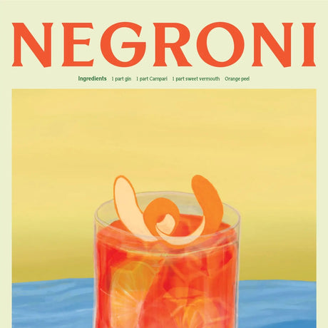 Negroni Cocktail Everyday Greeting Card