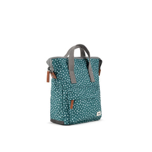 Ori London Bantry B Drizzle Sage Small Recycled Canvas Backpack Front 3D