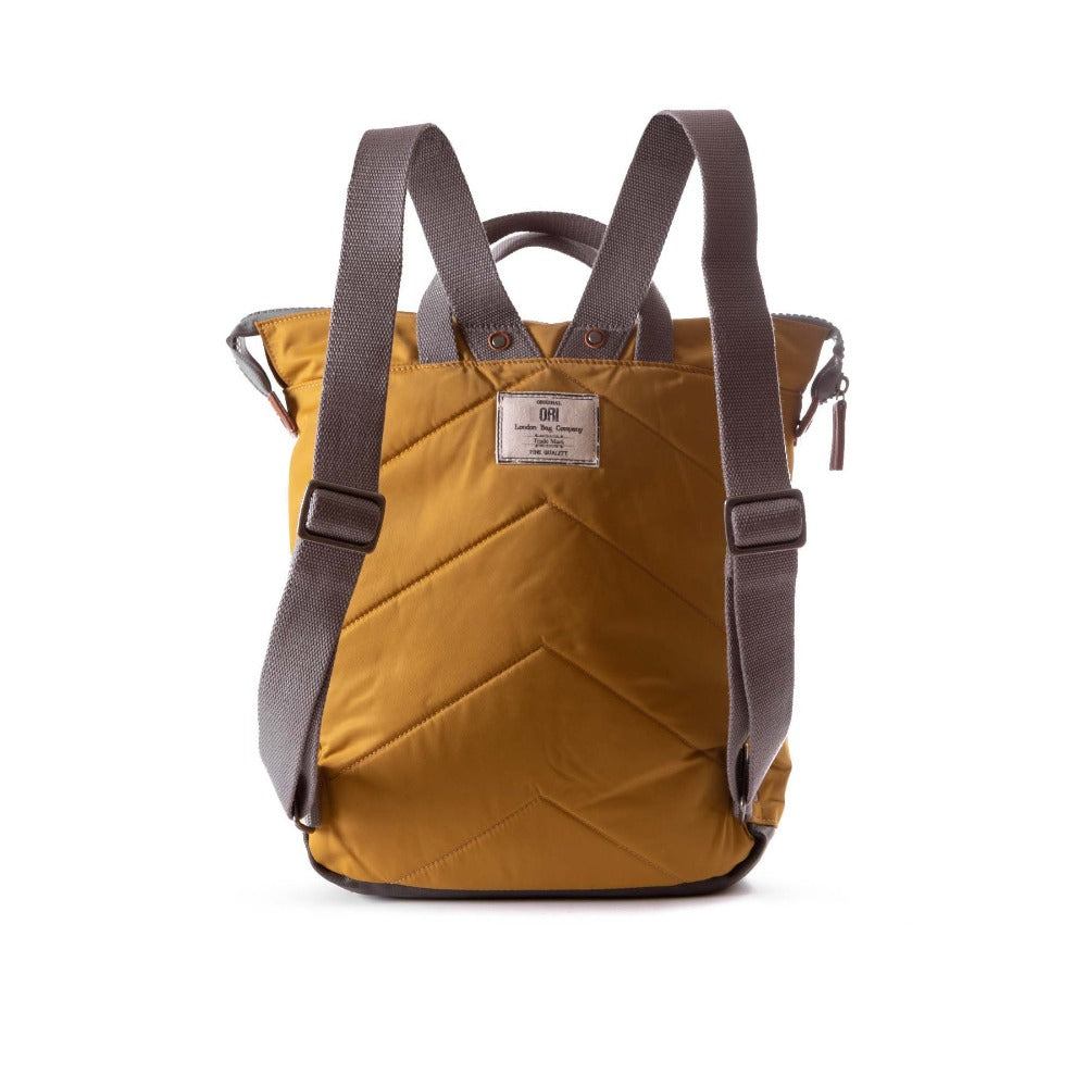 Bantry B Small Sustainable Recycled Nylon Backpack Corn Back