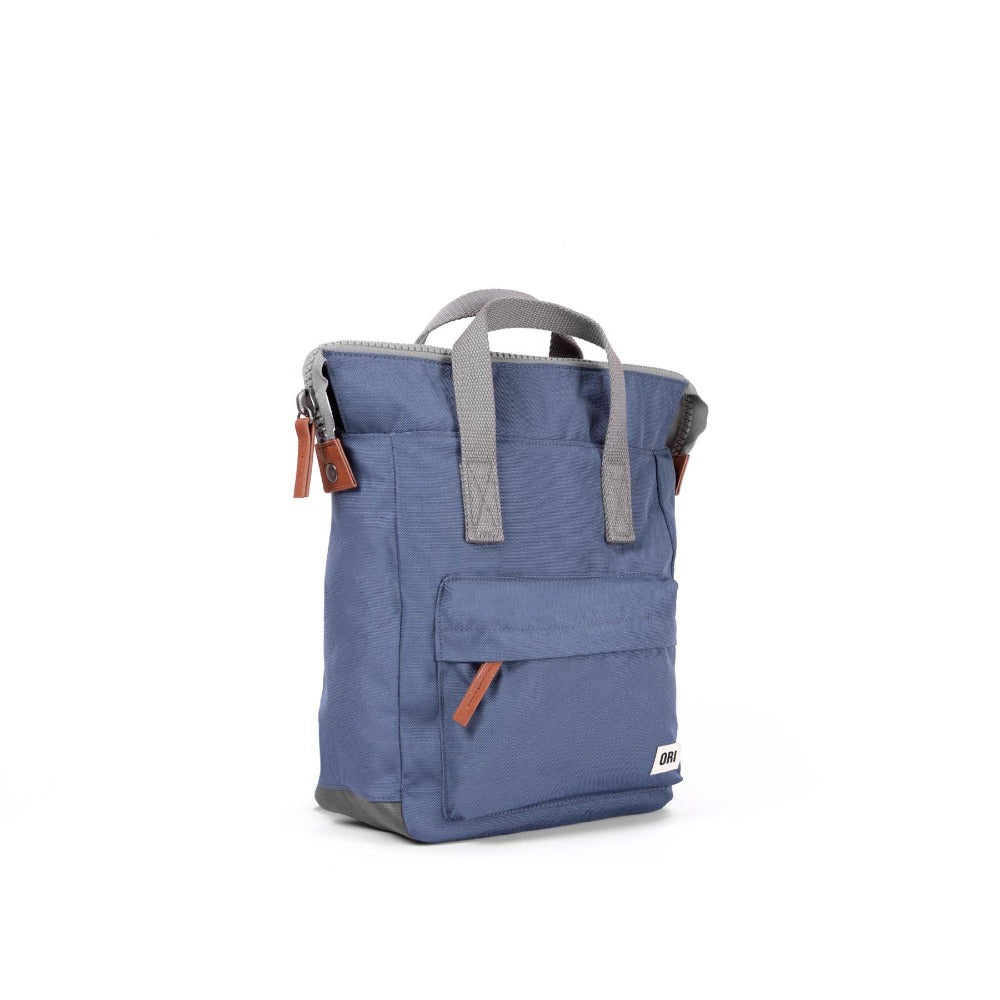 Ori London Bantry B Airforce Small Recycled Canvas Backpack Front 3D