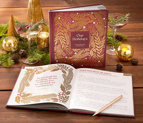 Our Holidays Keepsake Fill-In Memory Book Lifestyle