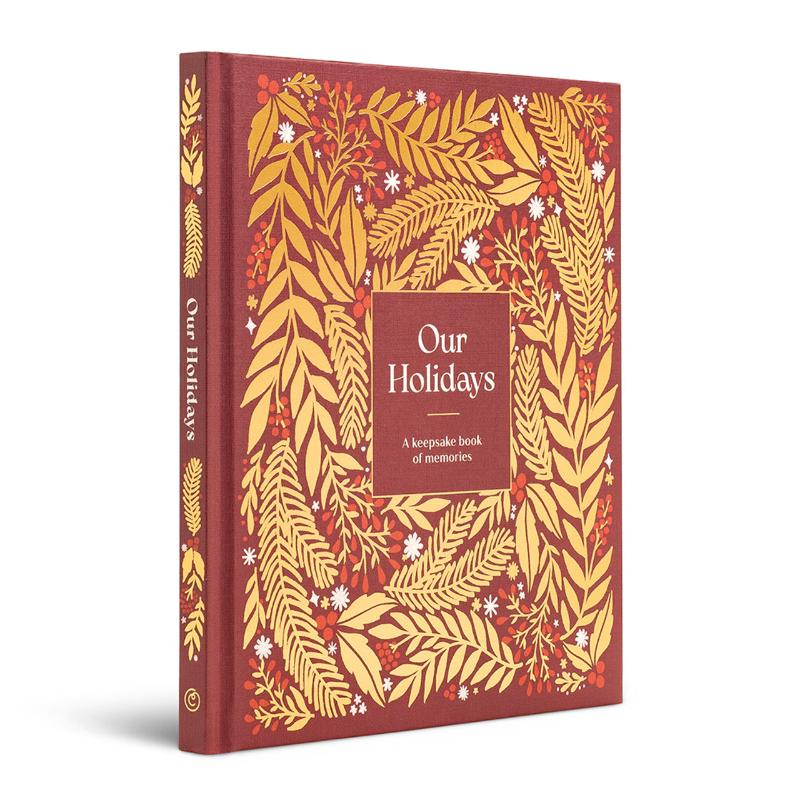 Our Holidays Keepsake Fill-In Memory Book Side View