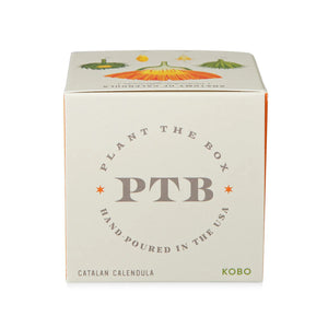 Catalan Calendula - Pure Soy Candle Plantable Box