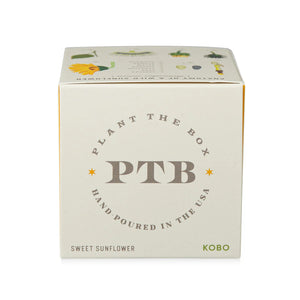 Sweet Sunflower - Pure Soy Plant The Box Candle