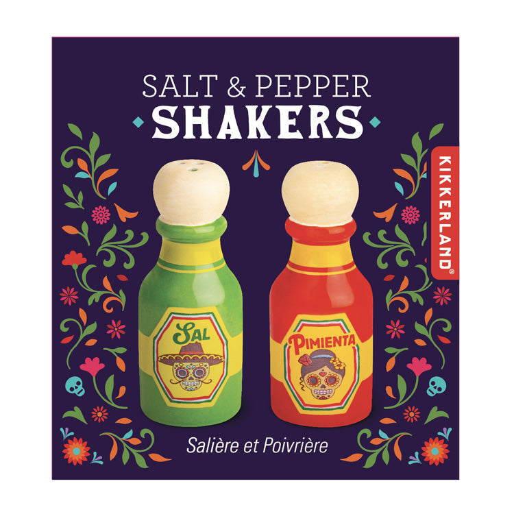 Hot Sauce Shaped Salt & Pepper Shakers Set