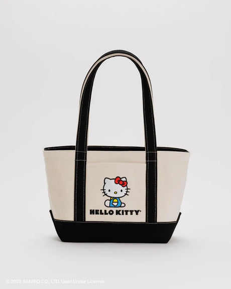 Small Heavyweight Canvas Boat Tote - Hello Kitty