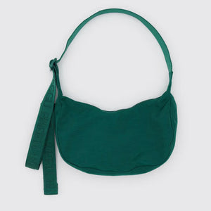 Small Nylon Crescent Bag - Cypress