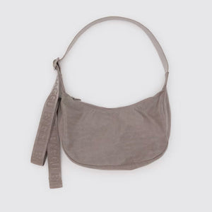 Small Nylon Crescent Bag - Dove