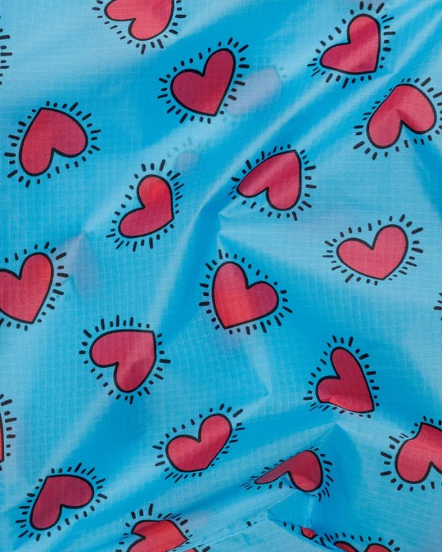 Standard Baggu - Keith Haring Hearts Detail