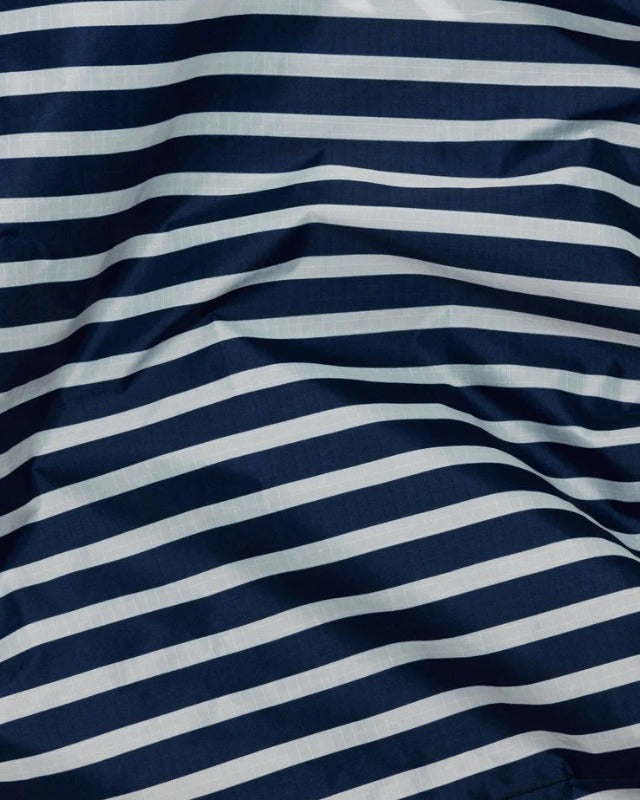 Standard Baggu - Navy Stripe Detail