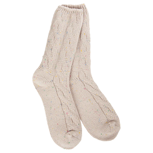 Weekend Ragg Cable Crew Socks