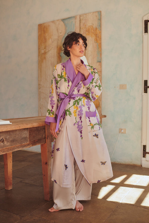 Wisteria Lilac Robe