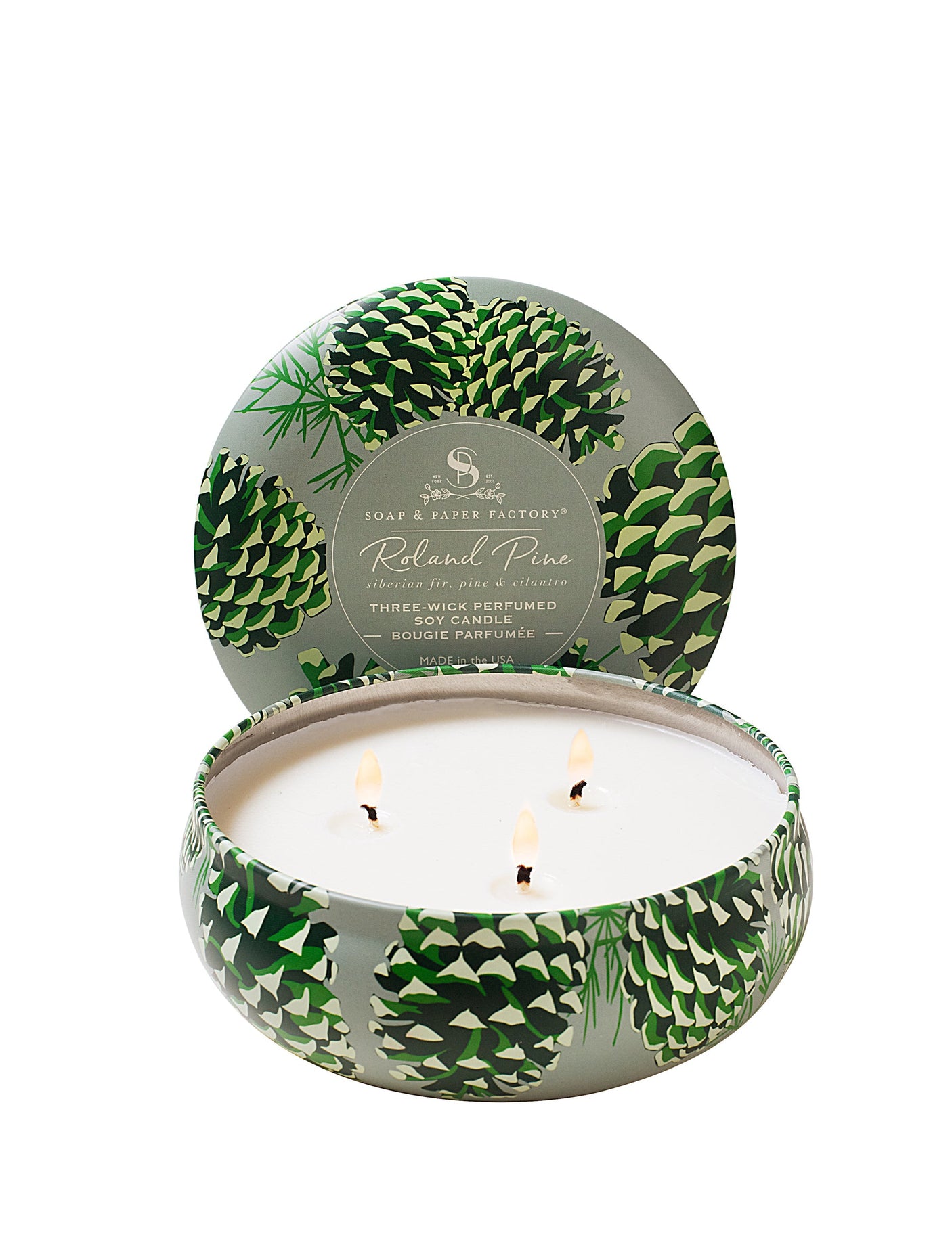 Roland Pine Holiday Soy Candle