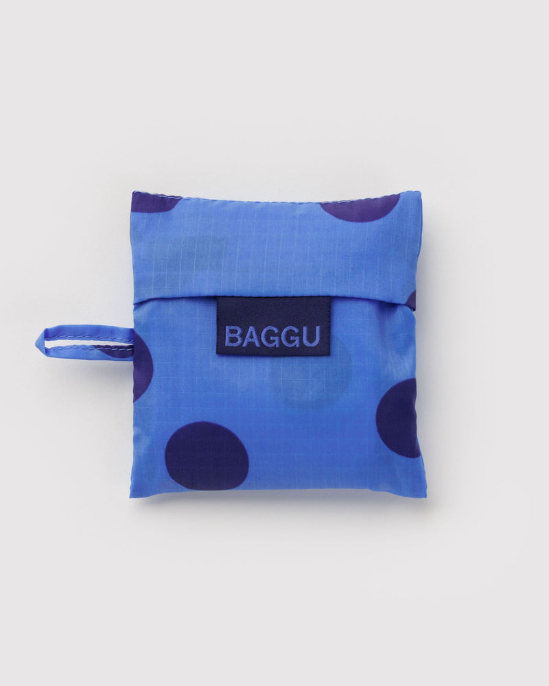 Baby Baggu Reusable Shopping Bag - Blue Polka Dot
