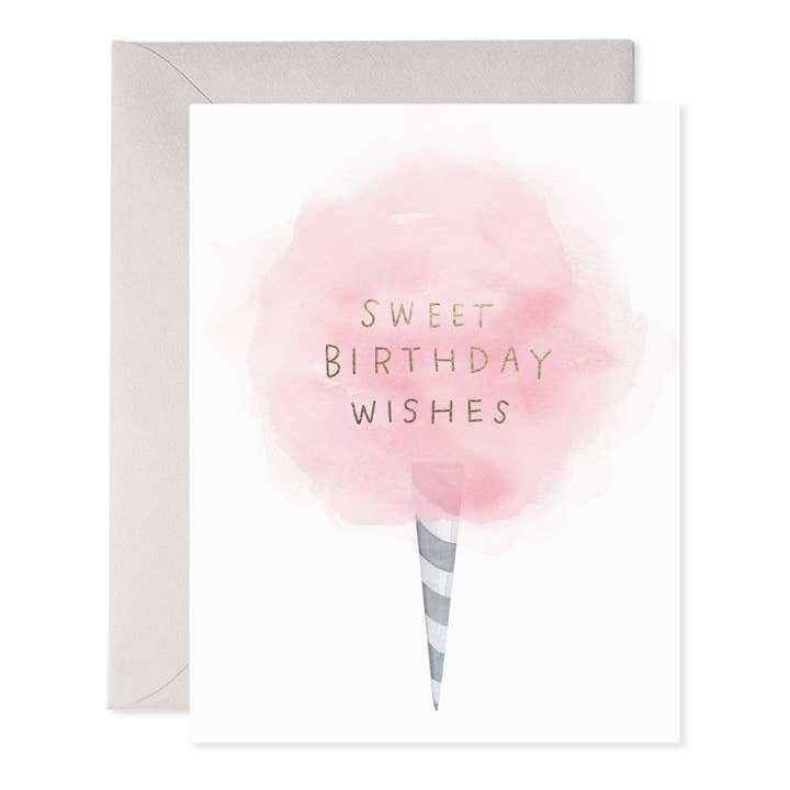 Cotton Candy Sweet Birthday Card