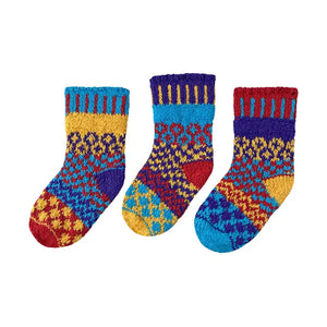 Colorful Mismatched Cotton Crochet Baby Socks