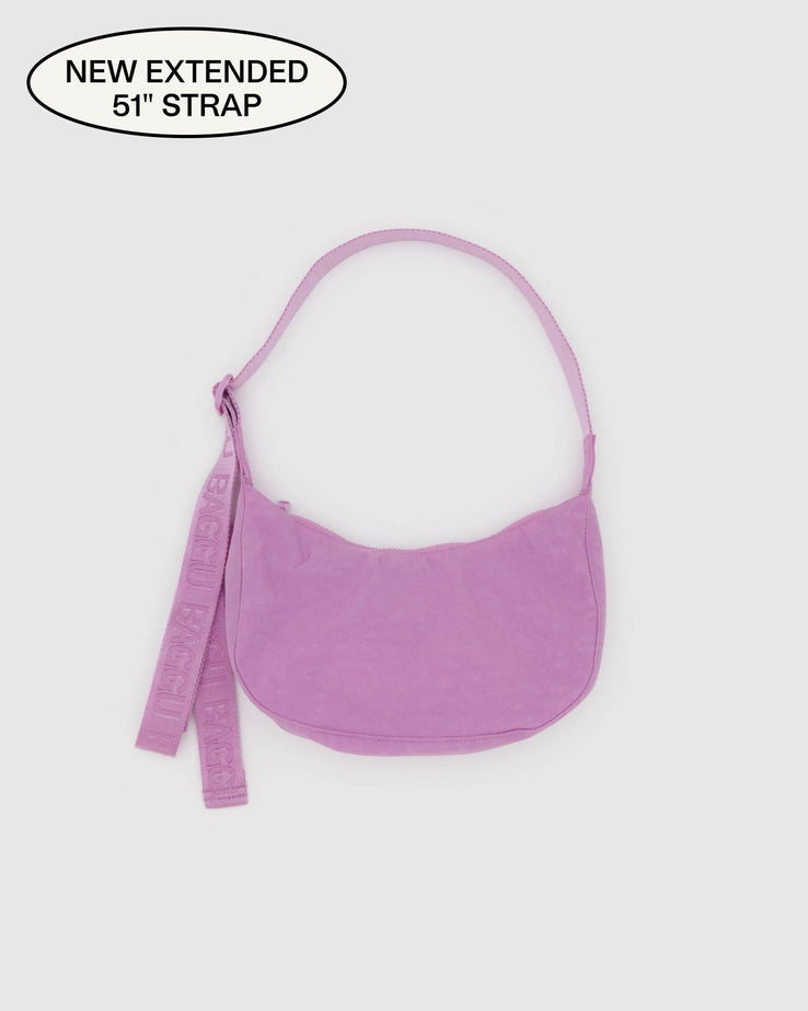 Small Nylon Crescent Bag - Peony — Hello World Modern Mercantile