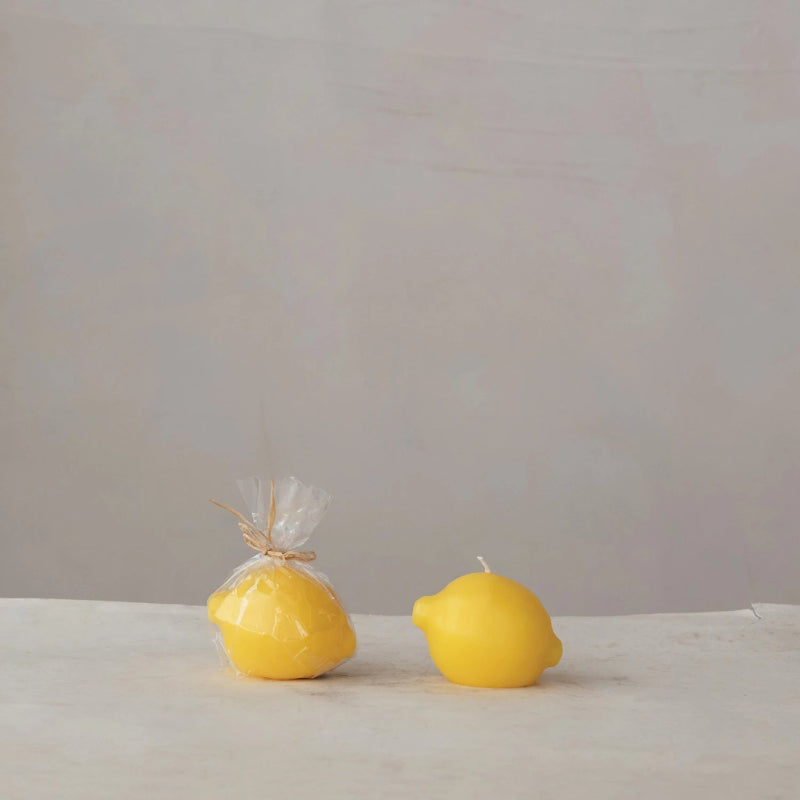 Unscented Lemon Candle