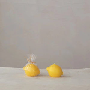 Unscented Lemon Candle