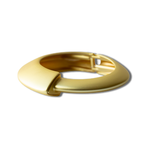 Matte Chunky Hinged Bangle Bracelet