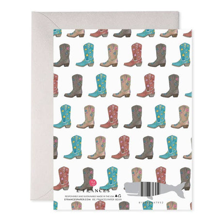 Giddy Up It's Your Birthday Western Theme Birthday Card