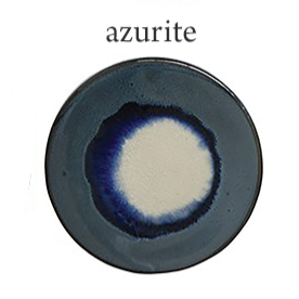 Stoneware Agate Trivet Coaster Azurite