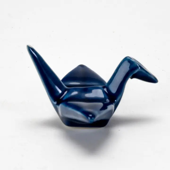 Origami Crane Porcelain Chopsticks Rest