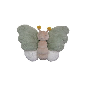 Butterfly Plush - Green/White