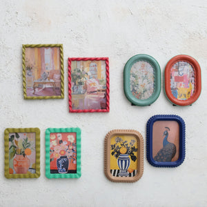 Colorful Photo Frame (Hangs or Sits)