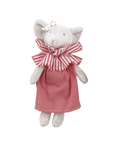 Plush Animal in Ruffle Collar & Clothes
