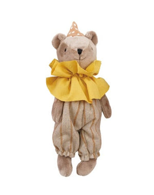 Plush Animal in Ruffle Collar & Clothes