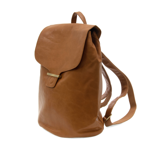 Vegan Leather Rhetta Backpack - Tan