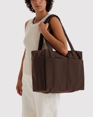 Small Cloud Carry-On Tote - Coffee