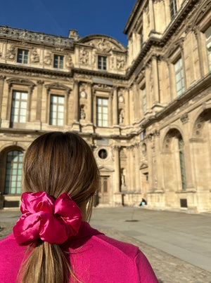 Puffy Silky Satin Oversized Scrunchie