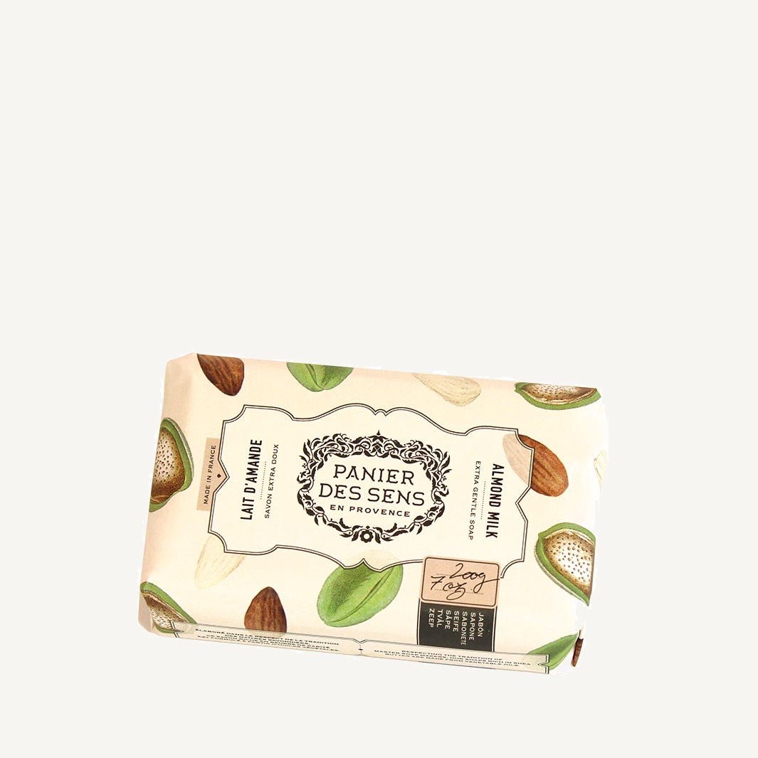 French Natural Almond Bar Soap with Shea Butter 7oz