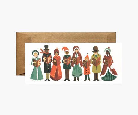 Caroler's Christmas No. 10 Greeting Card Boxed Set of 6