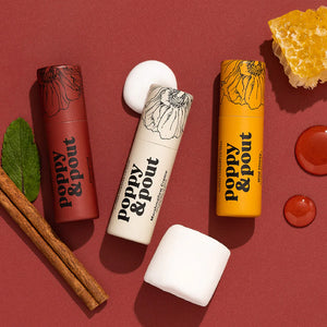 Lip Balm Trio Gift Set - Warm & Toasty