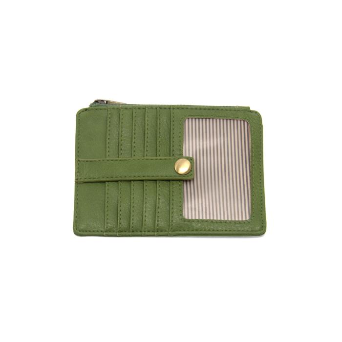 Vegan Leather Penny Mini Wallet - Forever Green