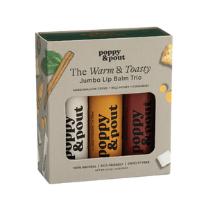 Lip Balm Trio Gift Set - Warm & Toasty